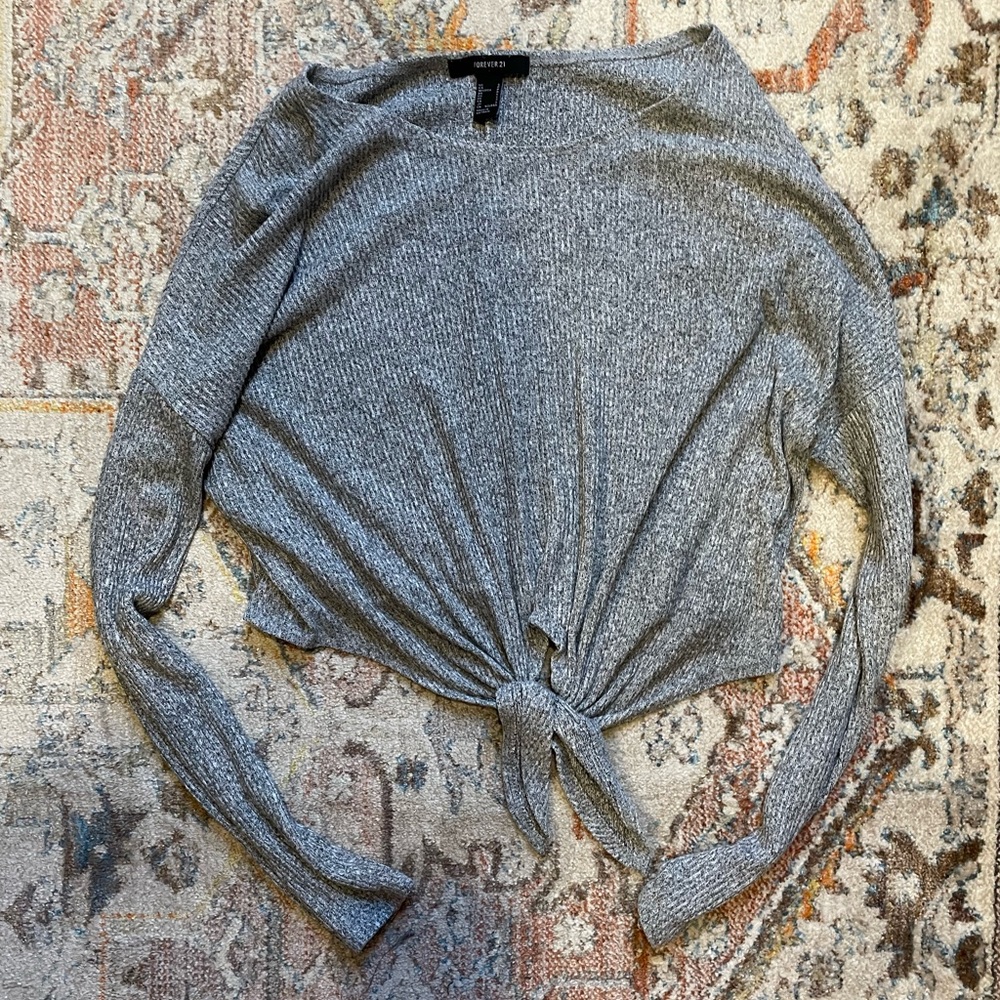 Forever 21 tie sweater